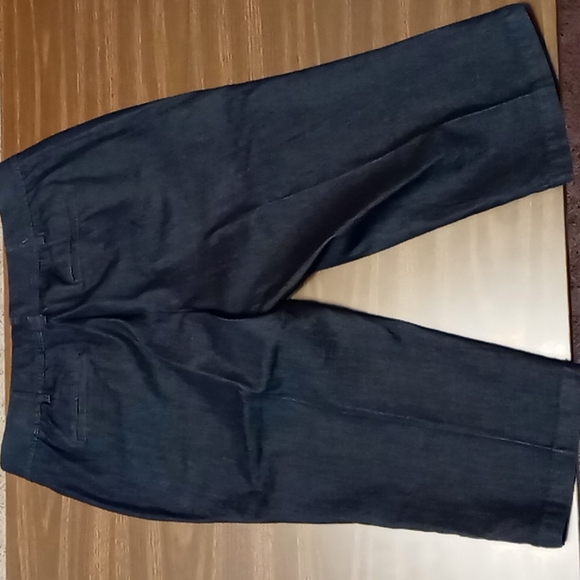 Christopher and Banks Dark Trouser Jean Capris Size 12P - Picture 2 of 3